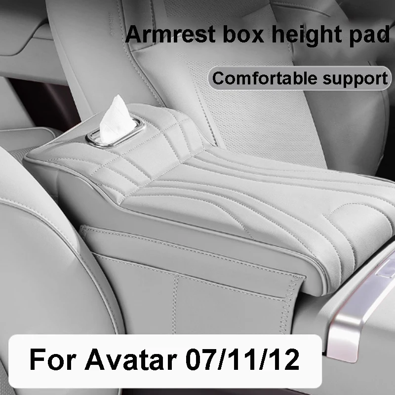 For Avatar 07/11/12 Car Armrest Box Pad Height Pad Central Elbow Support Tissue Box Storage Box Interior Accessories
For Avatar 07/11/12 Car Armrest Box Pad Height Pad Central Elbow Support Tissue Box Storage Box Interior Accessories