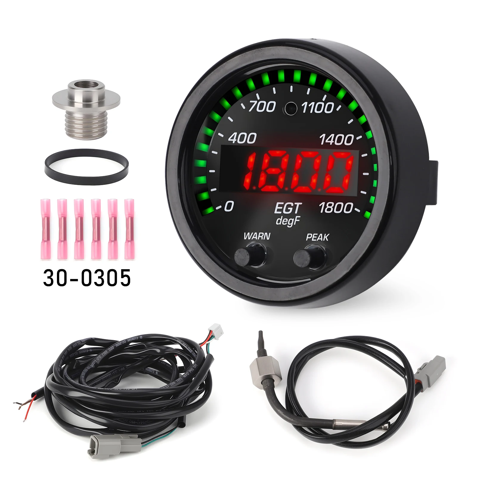 CNSPEED Exhaust Gas Temperature EGT gauge 30-0305 X-Series 52MM 1800F/1000C thermometer exhaust temp gauge Car Meter With Sensor
CNSPEED Exhaust Gas Temperature EGT gauge 30-0305 X-Series 52MM 1800F/1000C thermometer exhaust temp gauge Car Meter With Sensor