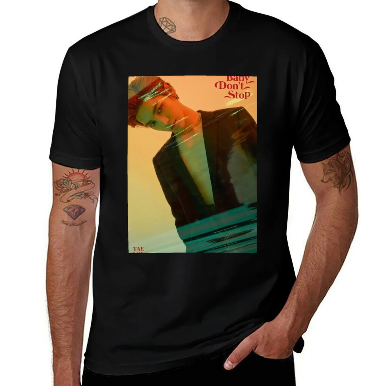 NCT U Baby Don't Stop Taeyong T-Shirt Summer Casual Loose T-Shirt
NCT U Baby Don't Stop Taeyong T-Shirt Summer Casual Loose T-Shirt