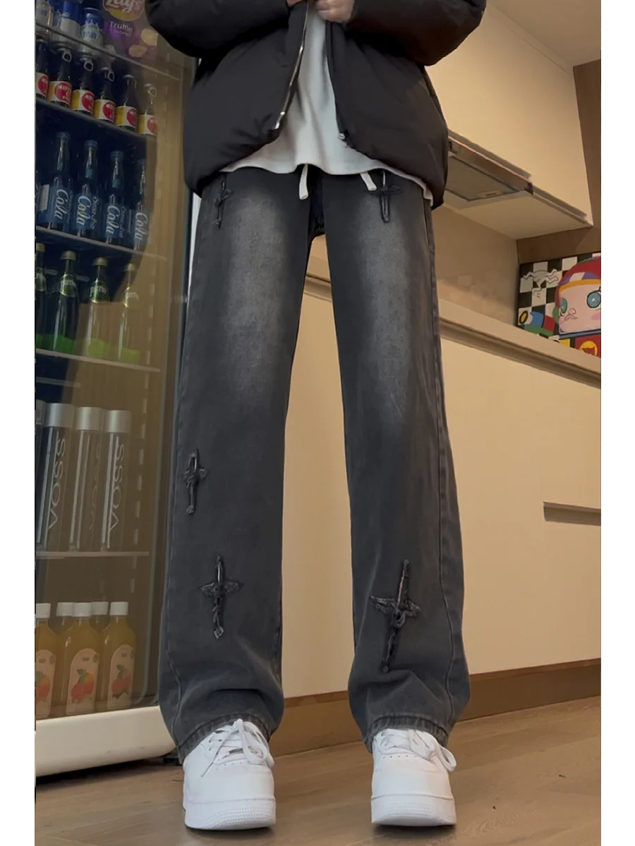 Мужские джинсы Slim Straight: повседневные, в стиле ретро, американские, длинные брюки, весна-осень, модные, брендовые, в стиле High Street Vibe, со средней посадкой, на молнии
Мужские джинсы Slim Straight: повседневные, в стиле ретро, американские, длинные брюки, весна-осень, модные, брендовые, в стиле High Street Vibe, со средней посадкой, на молнии