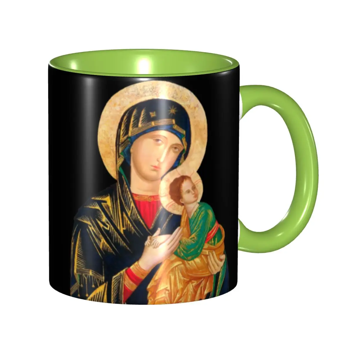 Custom Our Lady Of Perpetual Help Mugs DIY Catholic Virgin Mary Ceramic Tea Milk Coffee Cup
Custom Our Lady Of Perpetual Help Mugs DIY Catholic Virgin Mary Ceramic Tea Milk Coffee Cup