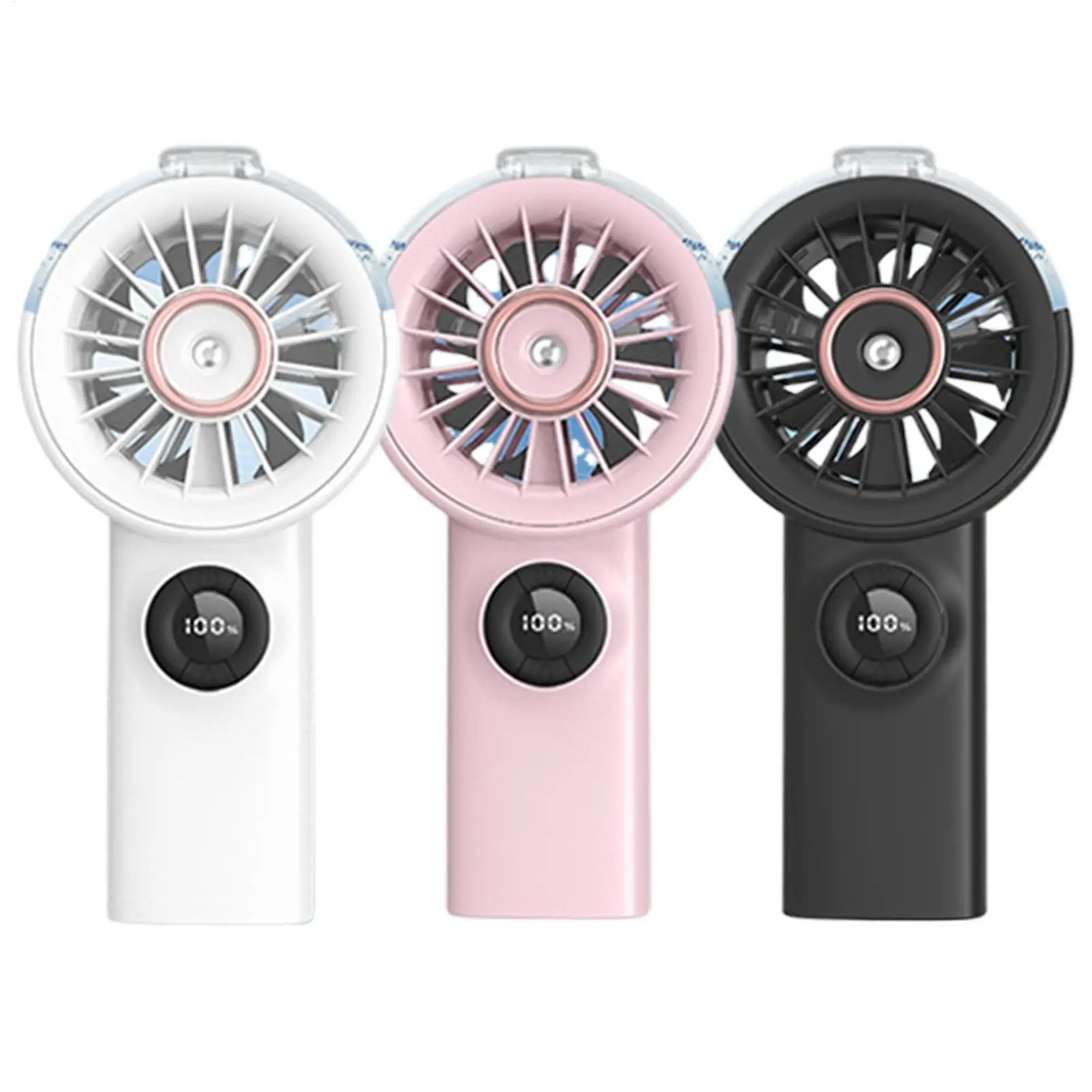 Portable handheld misting fan with digital display, portable atomizing fan, USB rechargeable misting fan, for travel, outdoor
Portable handheld misting fan with digital display, portable atomizing fan, USB rechargeable misting fan, for travel, outdoor