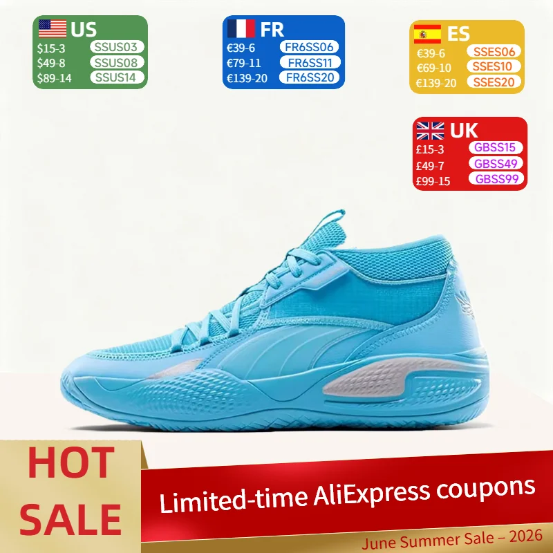 PUMA Court Rider 1.0: Minimalist, Cushioned, Supportive Mid-Top Casual Basketball Shoes (Unisex, Navy Blue) 379069-01
PUMA Court Rider 1.0: Minimalist, Cushioned, Supportive Mid-Top Casual Basketball Shoes (Unisex, Navy Blue) 379069-01