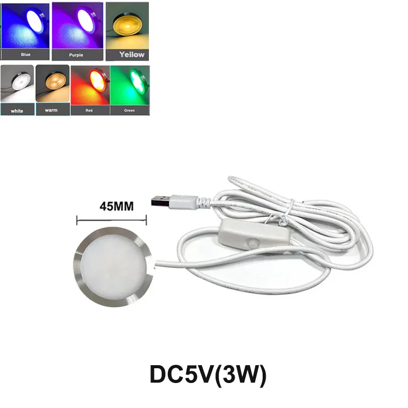 USB 5V 3W LED Under Cabinet Light Model Cabinet Display Case Shelf Counter Lighting Caravan Camper Spot Lamp Interior Lights
USB 5V 3W LED Under Cabinet Light Model Cabinet Display Case Shelf Counter Lighting Caravan Camper Spot Lamp Interior Lights