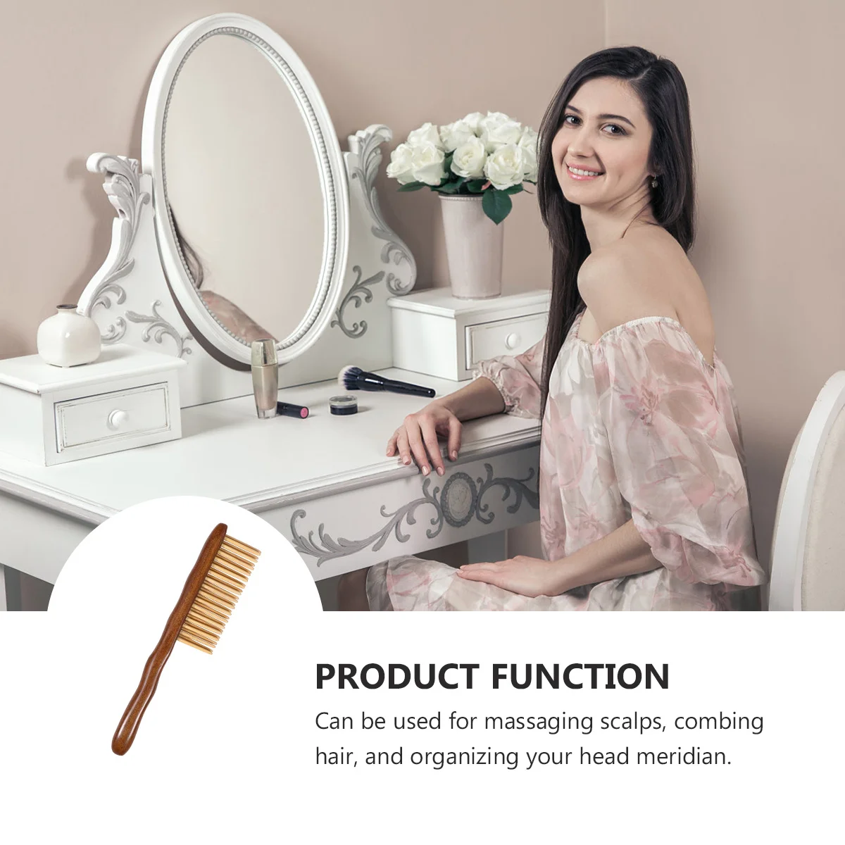 1Pcs Golden Sandalwood Comb Massage Wooden Comb Anti Fall Easy Clean Durable Lightweight Head Scalp Massager for Health
1Pcs Golden Sandalwood Comb Massage Wooden Comb Anti Fall Easy Clean Durable Lightweight Head Scalp Massager for Health