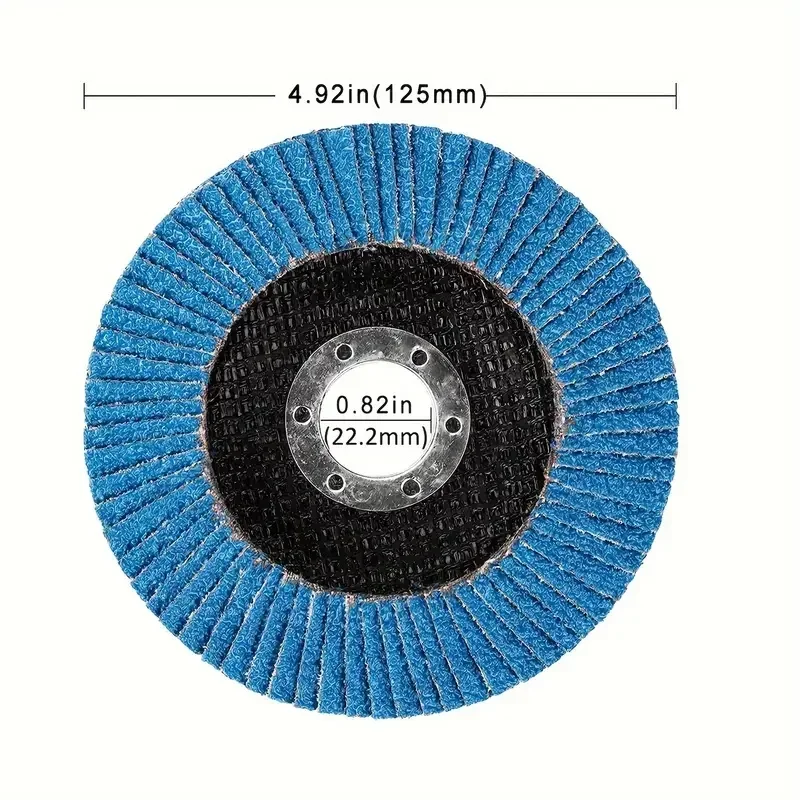 10 pcs 125mm Metal Sanding Flap Discs Angle Grinder Wheels Blade 40/ 60/80/120grit Flap Sanding Disc Angle Grinder Wheel
10 pcs 125mm Metal Sanding Flap Discs Angle Grinder Wheels Blade 40/ 60/80/120grit Flap Sanding Disc Angle Grinder Wheel