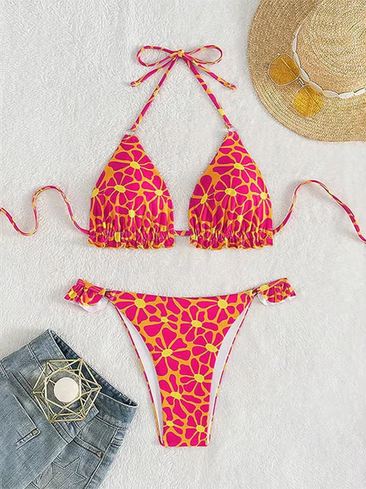 Vzvn Fashion Sexy Laced Up Print Bikini Women Split Swimsuit Beach Brazil Bikini 2026 New All Season Backless Bikini 2 Piece Set
Vzvn Fashion Sexy Laced Up Print Bikini Women Split Swimsuit Beach Brazil Bikini 2026 New All Season Backless Bikini 2 Piece Set