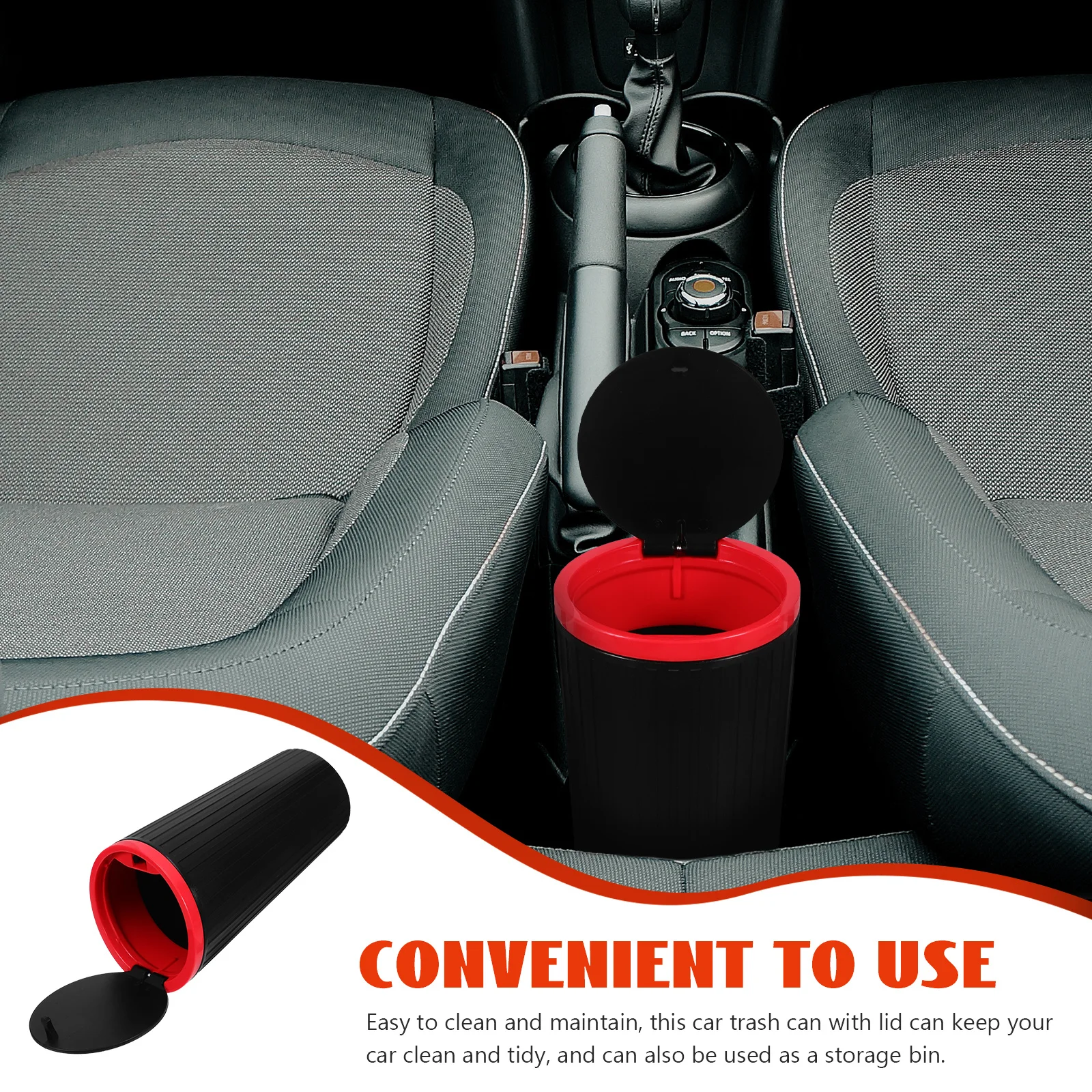 Car Trash Can Small Compact Portable Bin with Lid Automotive Garbage Container for Front Seat Use Trash Can Car Accessories
Car Trash Can Small Compact Portable Bin with Lid Automotive Garbage Container for Front Seat Use Trash Can Car Accessories