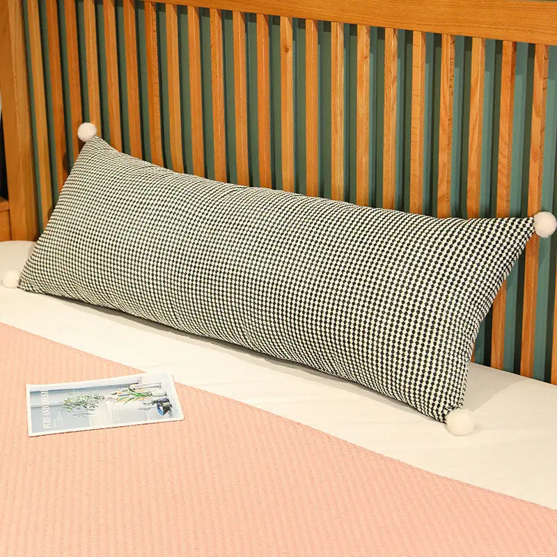 Korean Style Gentle Warm Grey Pillow Headboard Cushions Long Pillow Soft Bag on The Bed Large Backrest Sofa Tatami Decorating
Korean Style Gentle Warm Grey Pillow Headboard Cushions Long Pillow Soft Bag on The Bed Large Backrest Sofa Tatami Decorating