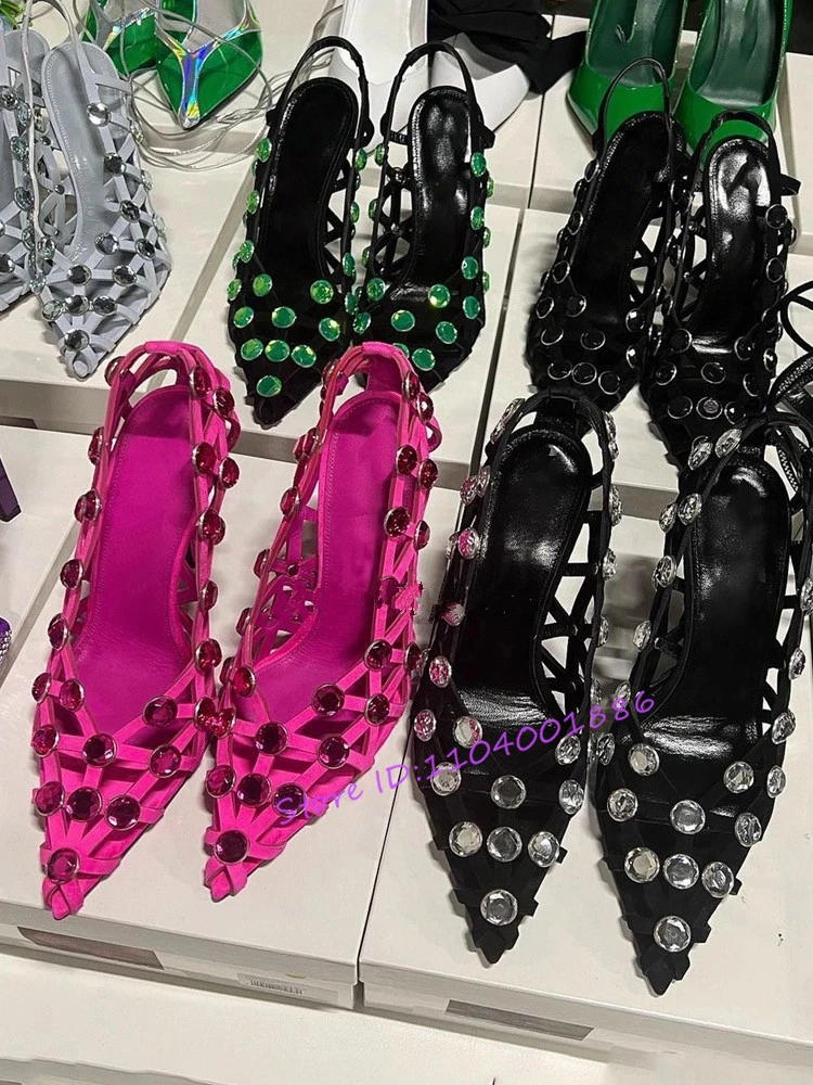 Черные, серебристые сандалии на шпильке, женские пикантные сетчатые туфли со стразами и острым носком на высоком каблуке, новые летние дизайнерские вечерние модельные туфли
Черные, серебристые сандалии на шпильке, женские пикантные сетчатые туфли со стразами и острым носком на высоком каблуке, новые летние дизайнерские вечерние модельные туфли