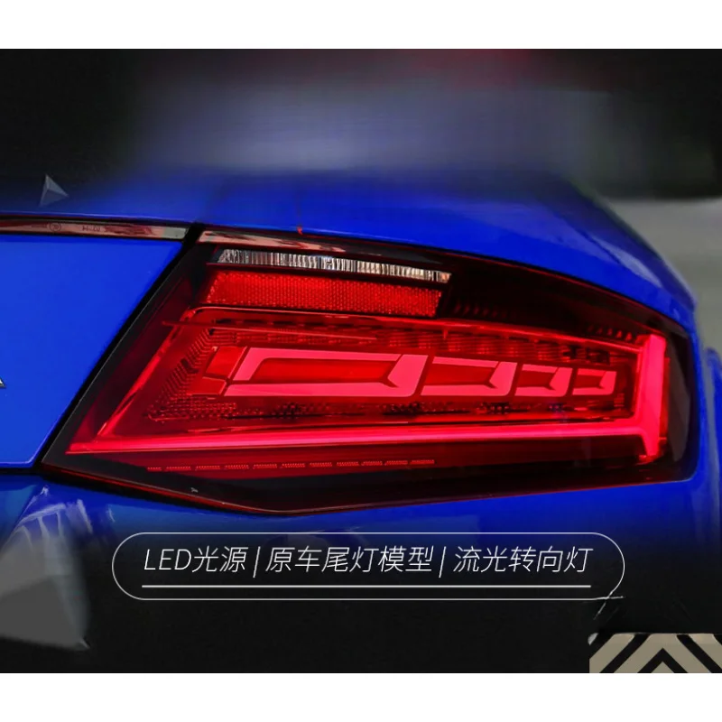 Подходит для Audi TT 15-19: Модифицированный задний фонарь в сборе со светодиодными ходовыми огнями, стоп-сигналами и динамическими указателями поворота.
Подходит для Audi TT 15-19: Модифицированный задний фонарь в сборе со светодиодными ходовыми огнями, стоп-сигналами и динамическими указателями поворота.