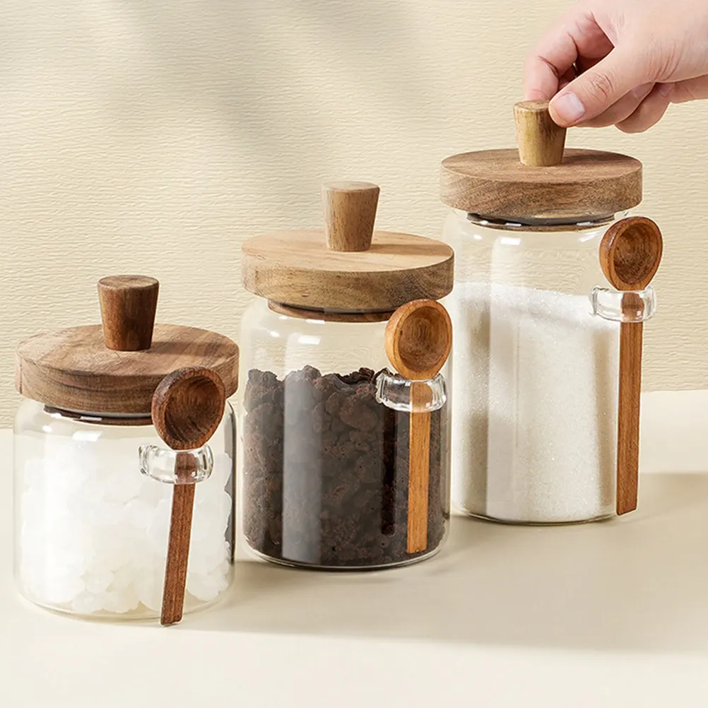 Heavy Duty Glass Storage Jar with Natural Wood Lid Airtight Coffee Canister Tea Sugar Grain Container for Kitchen Pantry Bakery
Heavy Duty Glass Storage Jar with Natural Wood Lid Airtight Coffee Canister Tea Sugar Grain Container for Kitchen Pantry Bakery