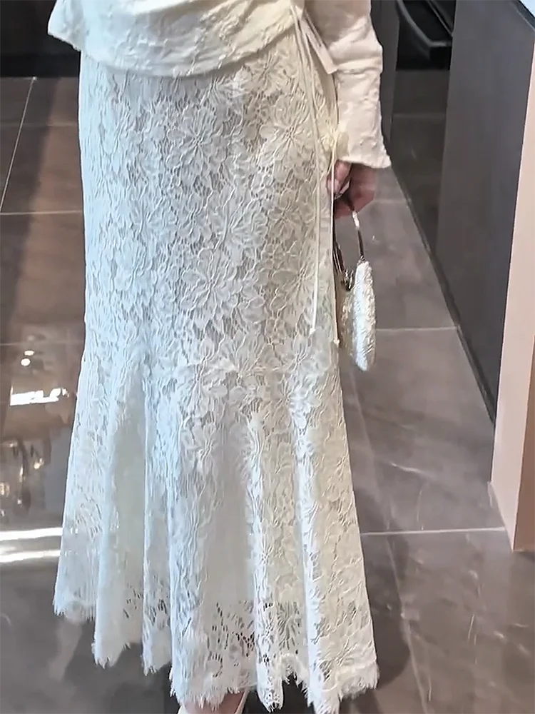 Женская юбка-русалка средней длины с кружевом и вышивкой, в корейском стиле, больших размеров, для повседневной носки
Женская юбка-русалка средней длины с кружевом и вышивкой, в корейском стиле, больших размеров, для повседневной носки