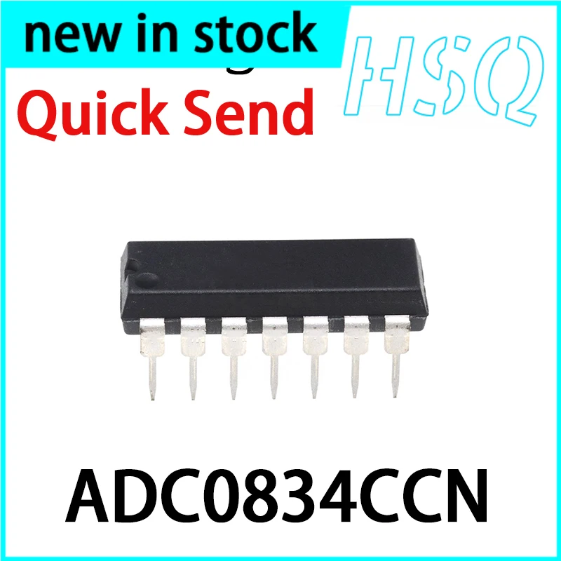 1PCS ADC0834CCN ADC0834 8-bit ADC A/D Converter DIP14 Package
1PCS ADC0834CCN ADC0834 8-bit ADC A/D Converter DIP14 Package