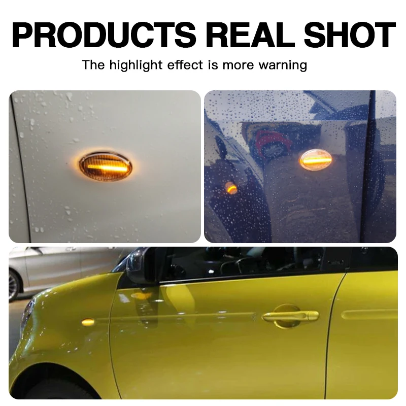 Dynamic Fender Side MarkerTurn Signal Repeater Light For Mercedes Benz Smart W450 &W452 W168 Vito W639 W447 Citan W415 
Dynamic Fender Side MarkerTurn Signal Repeater Light For Mercedes Benz Smart W450 &W452 W168 Vito W639 W447 Citan W415