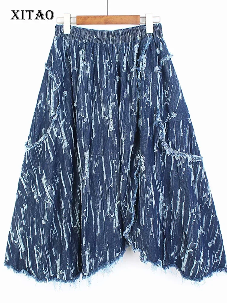 XITAO Irregular Skirt Fashion Print Pattern Elastic Waist Goddess Fan Pleated 2025 Spring Minority Pocket Loose Skirt ZY7970
XITAO Irregular Skirt Fashion Print Pattern Elastic Waist Goddess Fan Pleated 2025 Spring Minority Pocket Loose Skirt ZY7970