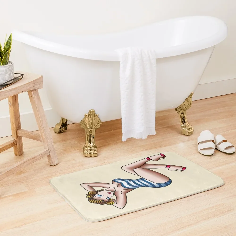 Salty-Dog American Traditional Pin-up Beach Girl Bath Mat Bathroom Rugs Bathroom Items Non-Slip Pad Mat
Salty-Dog American Traditional Pin-up Beach Girl Bath Mat Bathroom Rugs Bathroom Items Non-Slip Pad Mat