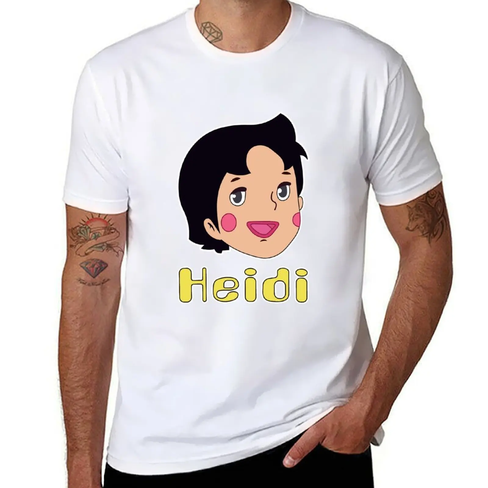 Heidi T-Shirt man t shirt cotton man t shirts for men casual men t shirt cotton 100% T-shirt
Heidi T-Shirt man t shirt cotton man t shirts for men casual men t shirt cotton 100% T-shirt