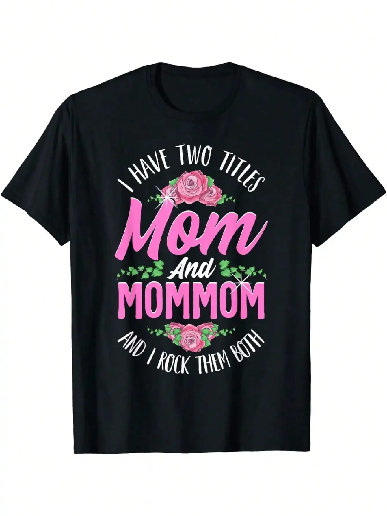 Charming Mom Mommom Floral Cotton Tee - Perfect Mother's Day Gift Casual Crew Neck Short Sleeve T-Shirt With Pink And White
Charming Mom Mommom Floral Cotton Tee - Perfect Mother's Day Gift Casual Crew Neck Short Sleeve T-Shirt With Pink And White