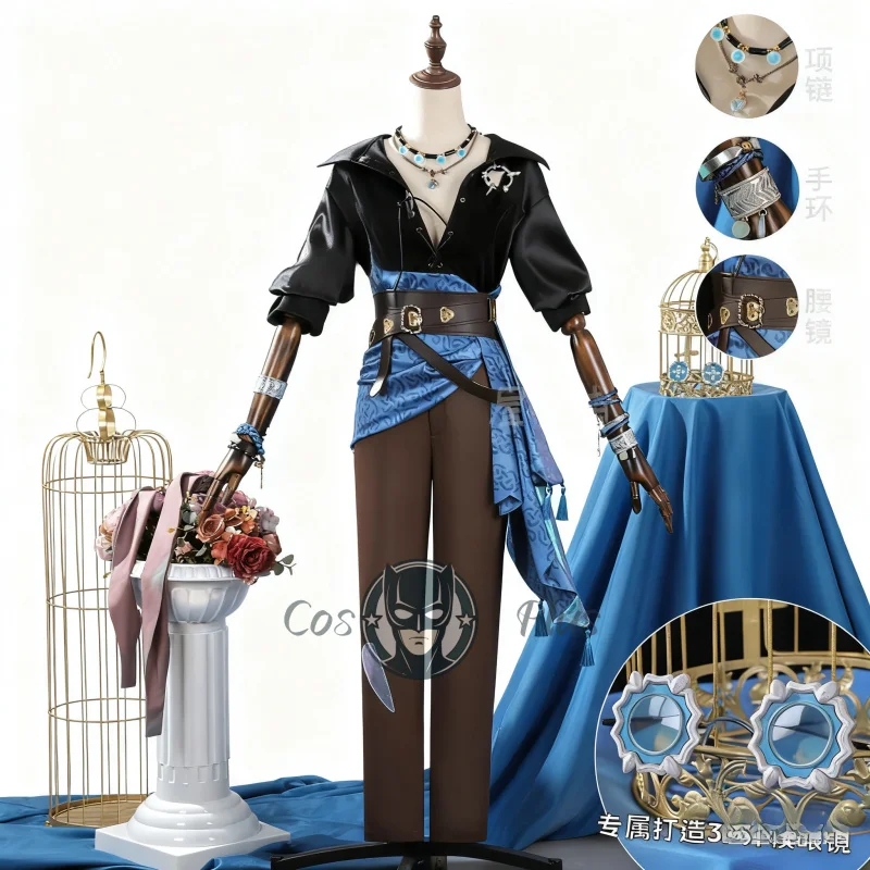 Game Identity V Frederick Kreiburg Cosplay Costume Vintage Kaftan Trouser Set Cos Convention Halloween Christmas Gift
Game Identity V Frederick Kreiburg Cosplay Costume Vintage Kaftan Trouser Set Cos Convention Halloween Christmas Gift