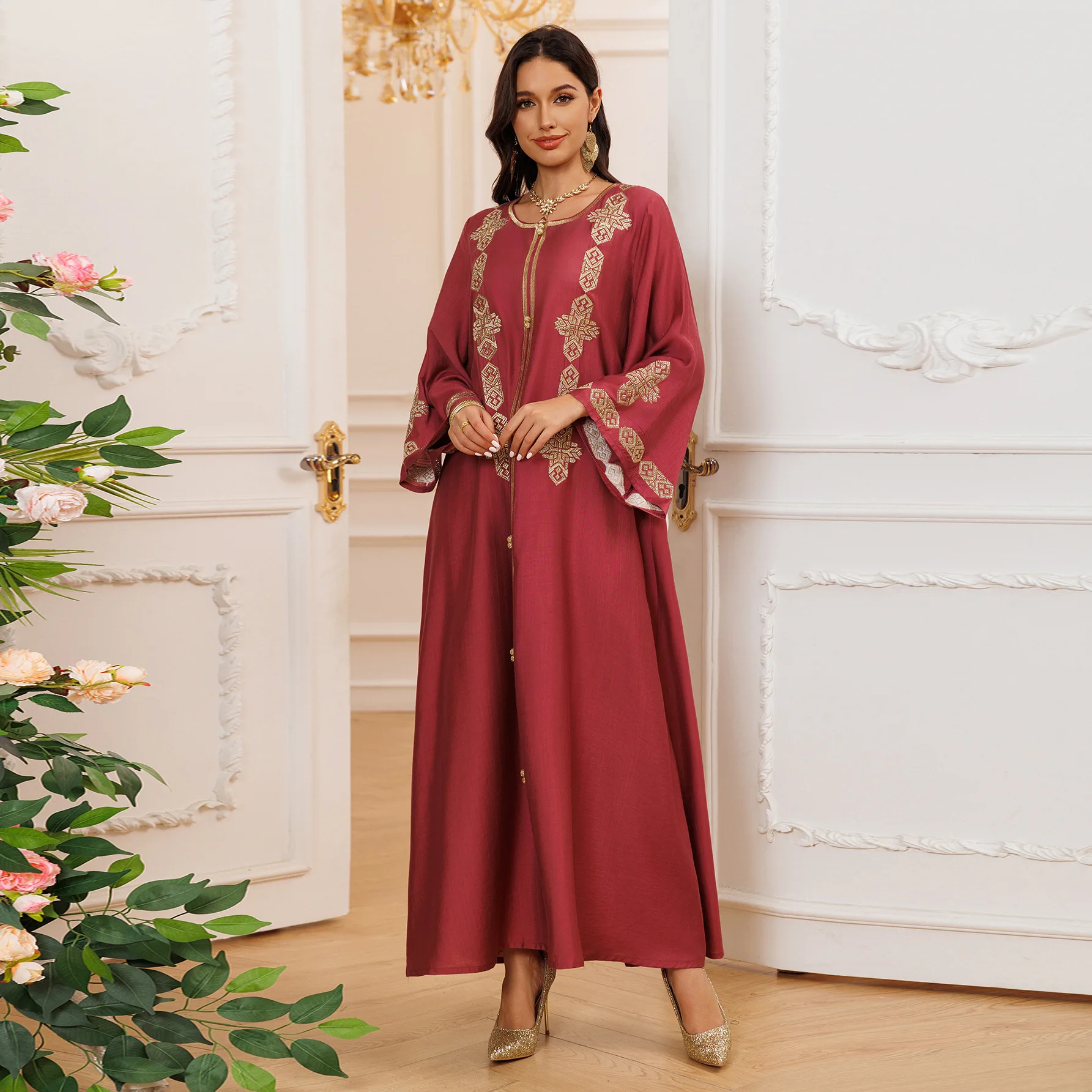 2026 Spring Summer Women's Embroidery Jalabiya Abaya Dress Dresses Muslim Outfit
2026 Spring Summer Women's Embroidery Jalabiya Abaya Dress Dresses Muslim Outfit