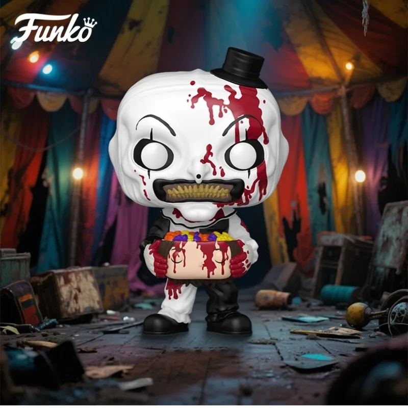 Genuine Edition FUNKO POP《Terrifier 2 Art The Clown》Anime Action Desktop Decoration Ornament Model Toys Collectible Model
Genuine Edition FUNKO POP《Terrifier 2 Art The Clown》Anime Action Desktop Decoration Ornament Model Toys Collectible Model