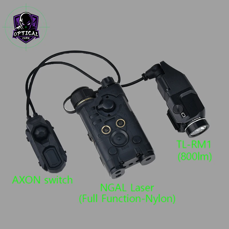 Tactical NGAL Laser Pointer Infrared Targeting + High Power 800lumens Metal LED Flashlight + Axon Switch Airsoft Hunting Sight
Tactical NGAL Laser Pointer Infrared Targeting + High Power 800lumens Metal LED Flashlight + Axon Switch Airsoft Hunting Sight