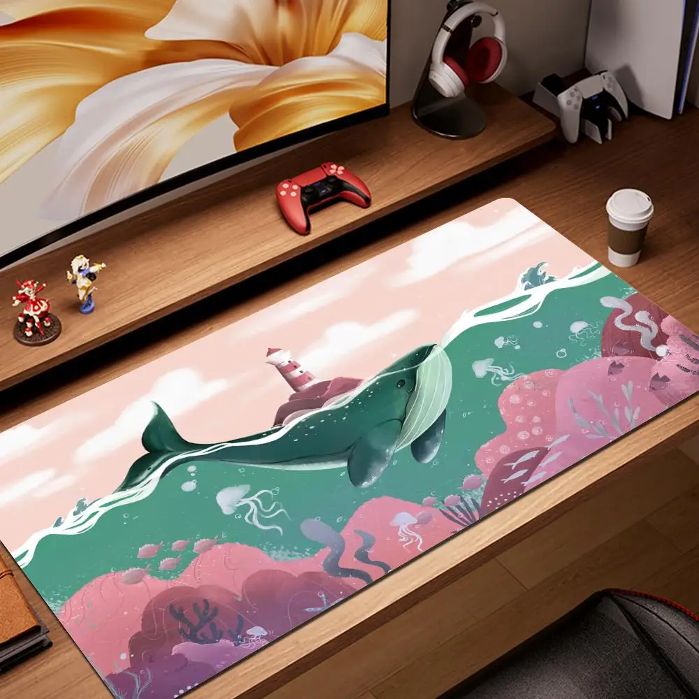 Sea whales Mouse Pad Large Gaming Accessories Keyboard Pad Art illustrations Mousepad Xxl Pc Gamer Mouse Mat 40x90 Desk Mats
Sea whales Mouse Pad Large Gaming Accessories Keyboard Pad Art illustrations Mousepad Xxl Pc Gamer Mouse Mat 40x90 Desk Mats