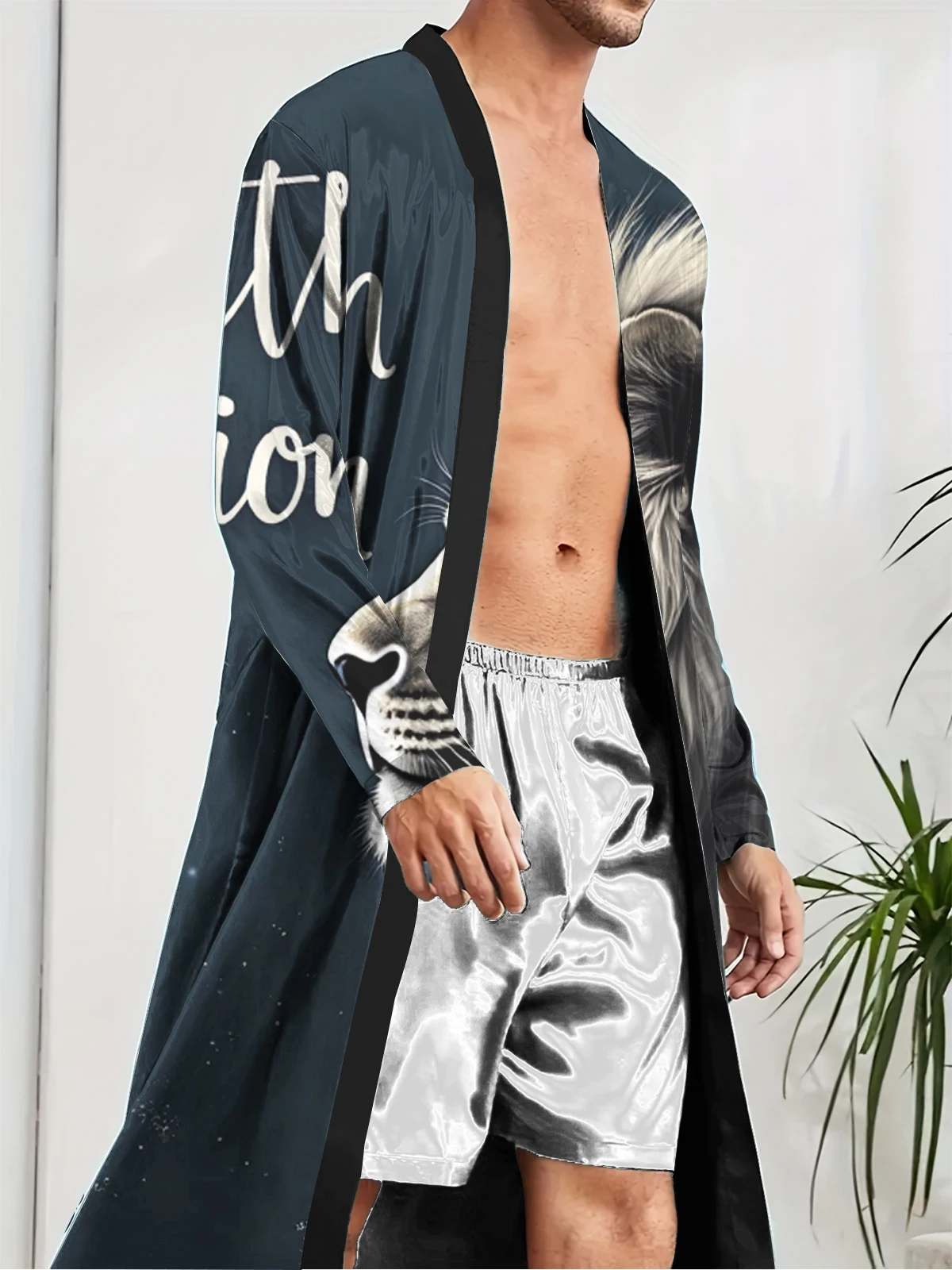 1pcs Men's Robes 2026 Spring/Summer 3D Printed Men's bathrobe Breathable Funny pajamas Graphic Shower robe robe Sleepwear
1pcs Men's Robes 2026 Spring/Summer 3D Printed Men's bathrobe Breathable Funny pajamas Graphic Shower robe robe Sleepwear