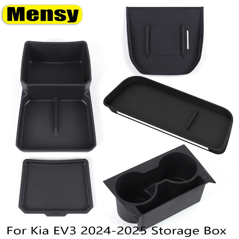For Kia EV3 2024 2025 Car Central Water Cup Holder Armrest Organizer Storage Box Dashboard Organizer Non-slip Tray
For Kia EV3 2024 2025 Car Central Water Cup Holder Armrest Organizer Storage Box Dashboard Organizer Non-slip Tray