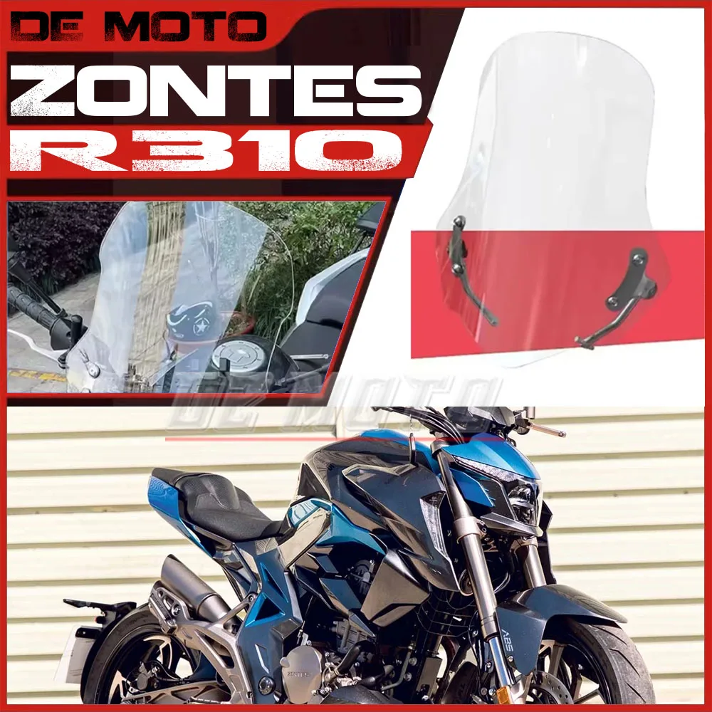 FOR Zontes ZT310-R 310R 310R1 310R2 Motorcycle Dedicated Front Windshield Heighten Wind Deflector
FOR Zontes ZT310-R 310R 310R1 310R2 Motorcycle Dedicated Front Windshield Heighten Wind Deflector