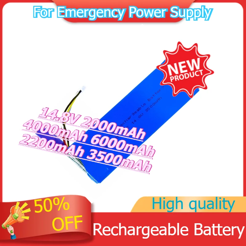 for Emergency Power Supply Car Starter Li-Polymer Rechargeable Battery Li-Po 4442125 446786 857080 7367135 2-6AH 14.8V
for Emergency Power Supply Car Starter Li-Polymer Rechargeable Battery Li-Po 4442125 446786 857080 7367135 2-6AH 14.8V
