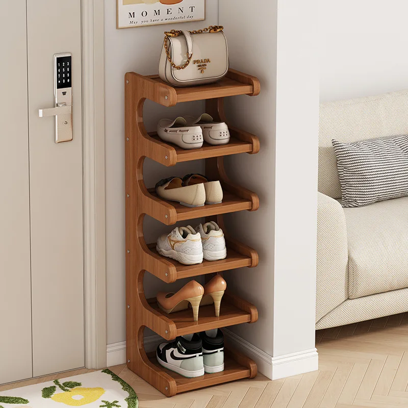 Compact Shoe Rack for Small Space Multi-Tier Narrow Entryway Shoe Organizer Corner Storage Shelf Space-Saving Shoe Stand 
Compact Shoe Rack for Small Space Multi-Tier Narrow Entryway Shoe Organizer Corner Storage Shelf Space-Saving Shoe Stand