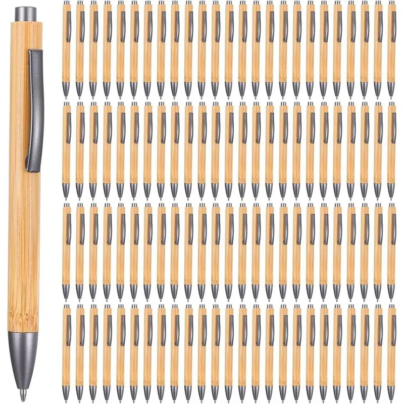 Wooden Bamboo Pens Retractable Ballpoint Pen Engraving Wood Pens For School Gifts
Wooden Bamboo Pens Retractable Ballpoint Pen Engraving Wood Pens For School Gifts