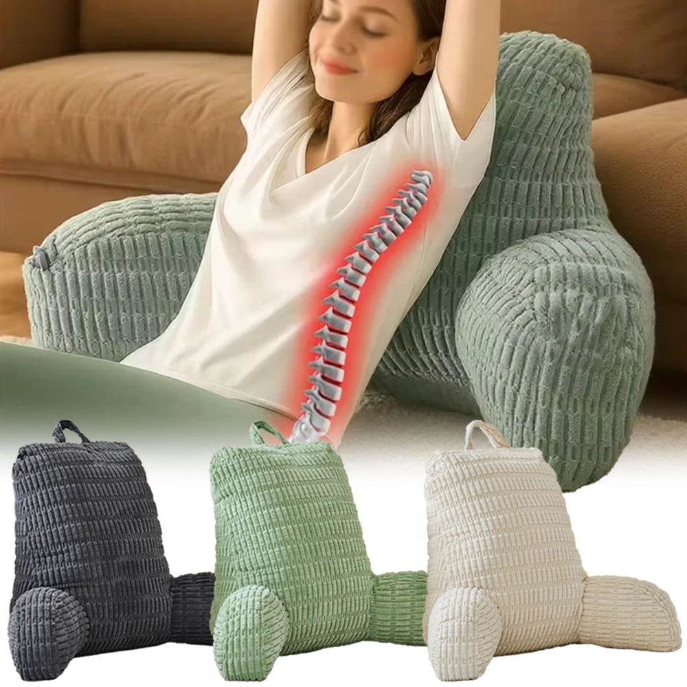 1PC Adult Reading Pillow Back Pillow for Sitting in Bed Backrest Lounge Cushion with Arms Pockets Back Support Bed Rest Pillows
1PC Adult Reading Pillow Back Pillow for Sitting in Bed Backrest Lounge Cushion with Arms Pockets Back Support Bed Rest Pillows