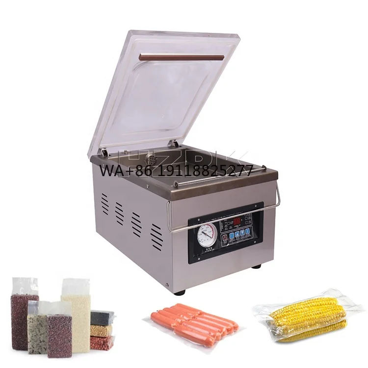 HZPK DZ-260 Semi Auto Tea Fruit and Vegetable Fish Compressed Vacuum Sealing Packing Machines Food Meat
HZPK DZ-260 Semi Auto Tea Fruit and Vegetable Fish Compressed Vacuum Sealing Packing Machines Food Meat