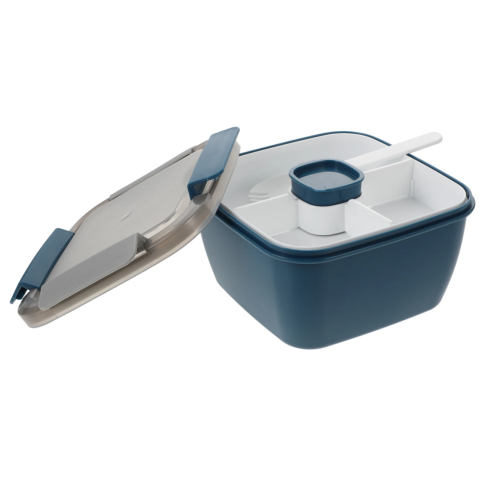 1pc Double Layer Storage Box Large Capacity Salad Fruit Lunch Box Fresh Keeping Portable Container PP Material Home Outdoor
1pc Double Layer Storage Box Large Capacity Salad Fruit Lunch Box Fresh Keeping Portable Container PP Material Home Outdoor
