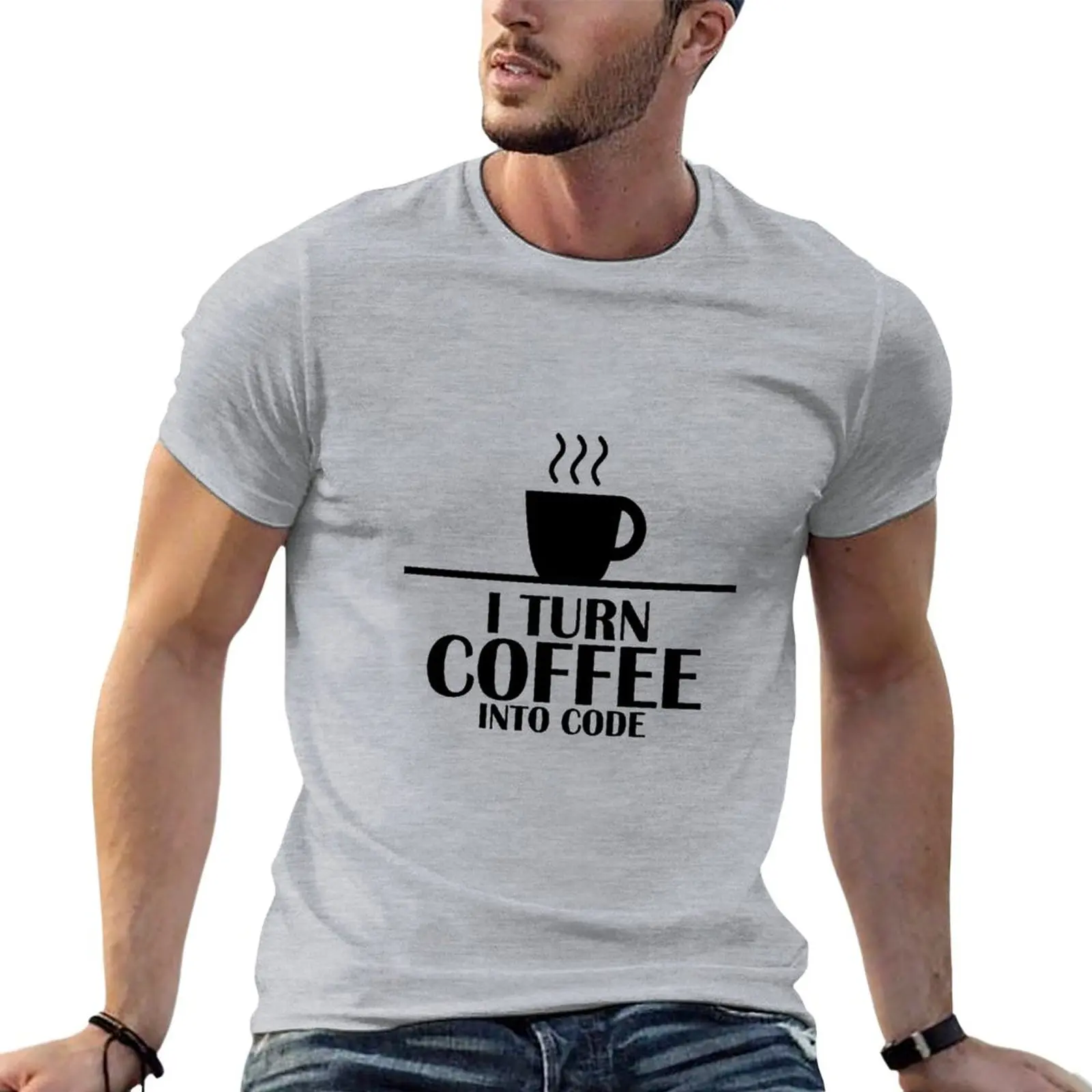 I turn coffee into code T-Shirt Short sleeve tee sports fans Blouse t shirts for men pack
I turn coffee into code T-Shirt Short sleeve tee sports fans Blouse t shirts for men pack