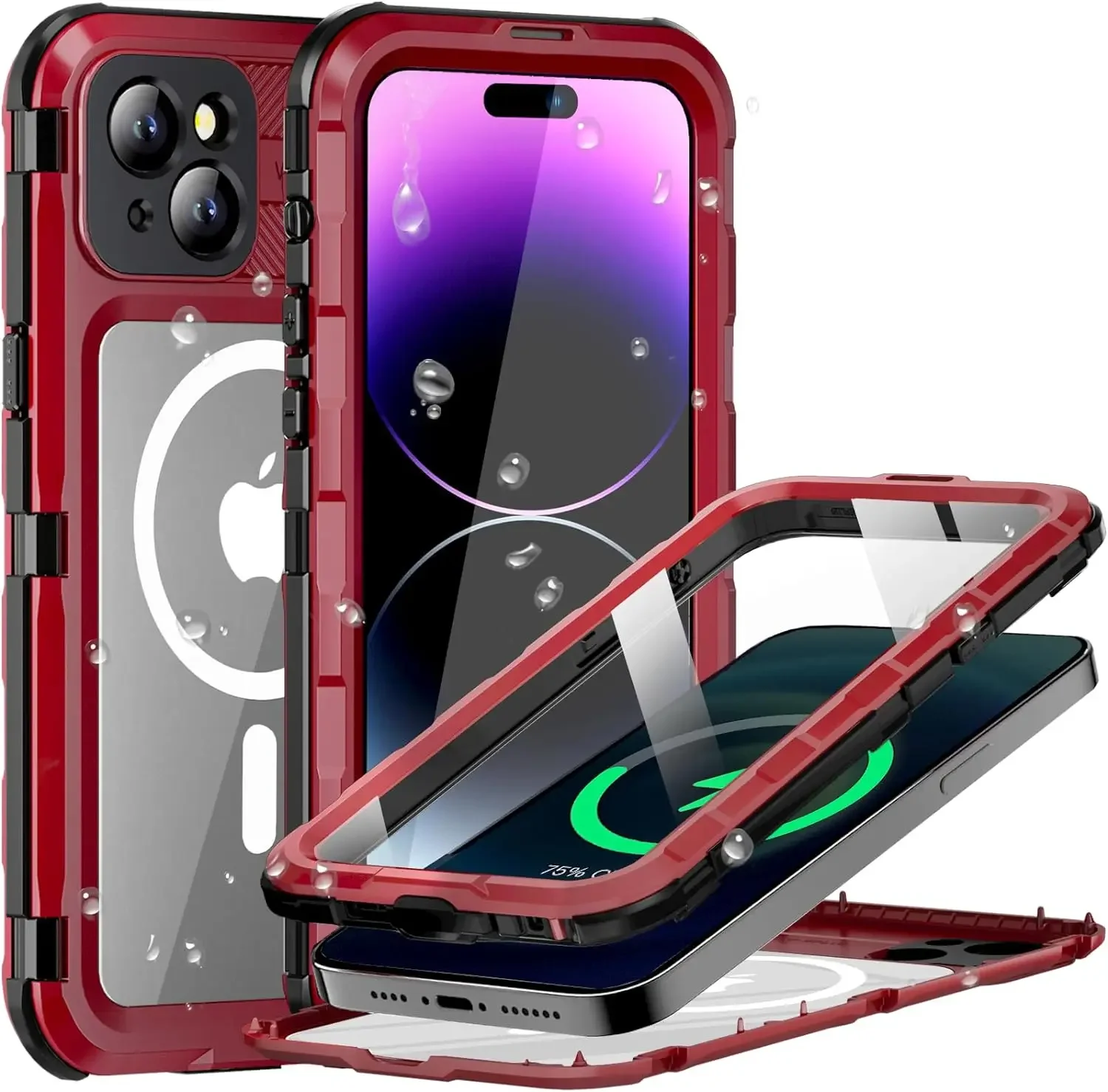 Алюминиевый металлический водонепроницаемый чехол для iPhone 15 14 Plus 13 Pro Max IP68
Алюминиевый металлический водонепроницаемый чехол для iPhone 15 14 Plus 13 Pro Max IP68