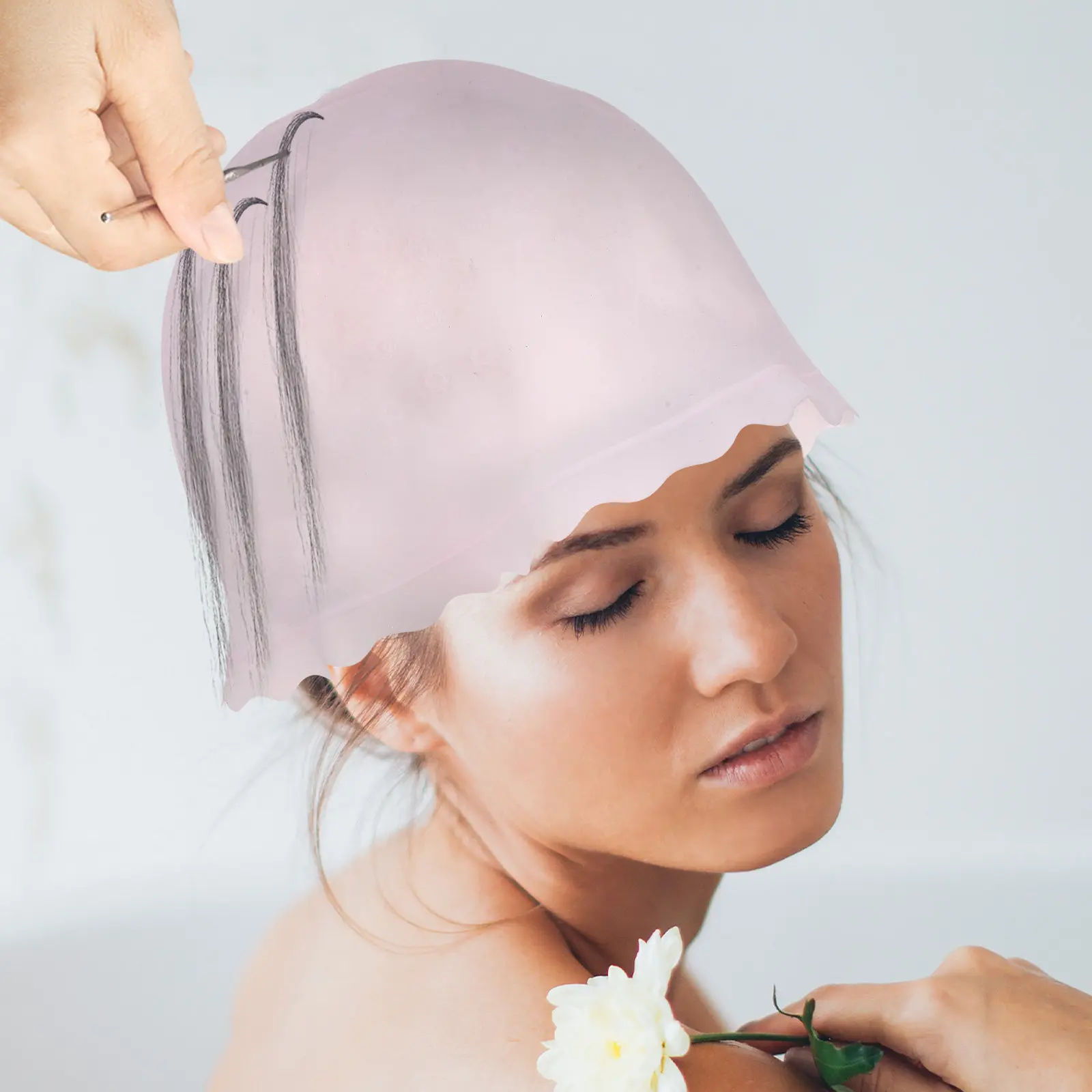 Elastic Silicone Hair Coloring Hat for Professional Highlighting Dyeing At Home Or Salon Gentle Scalp Friendly Reusable Hair Dye
Elastic Silicone Hair Coloring Hat for Professional Highlighting Dyeing At Home Or Salon Gentle Scalp Friendly Reusable Hair Dye