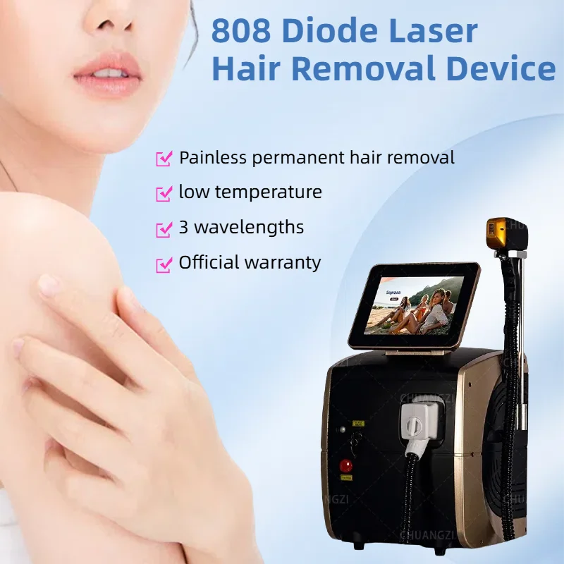 The latest professional portable 808 diode ice titanium laser permanent painless hair removal machine
The latest professional portable 808 diode ice titanium laser permanent painless hair removal machine