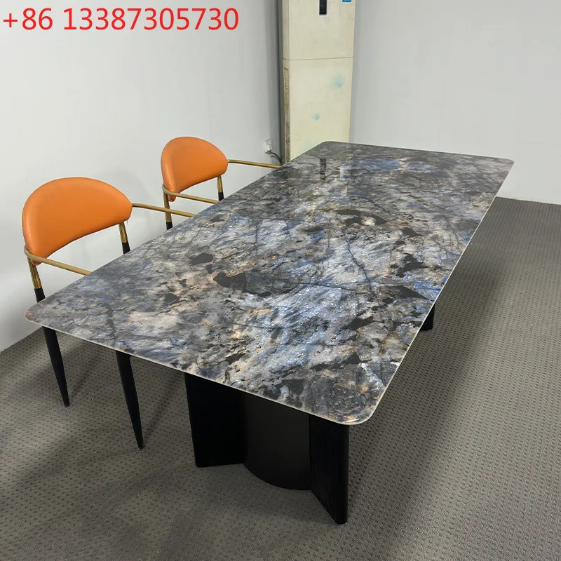Italian natural marble luxury microcrystalline stone dining table supercrystalline stone for home use
Italian natural marble luxury microcrystalline stone dining table supercrystalline stone for home use
