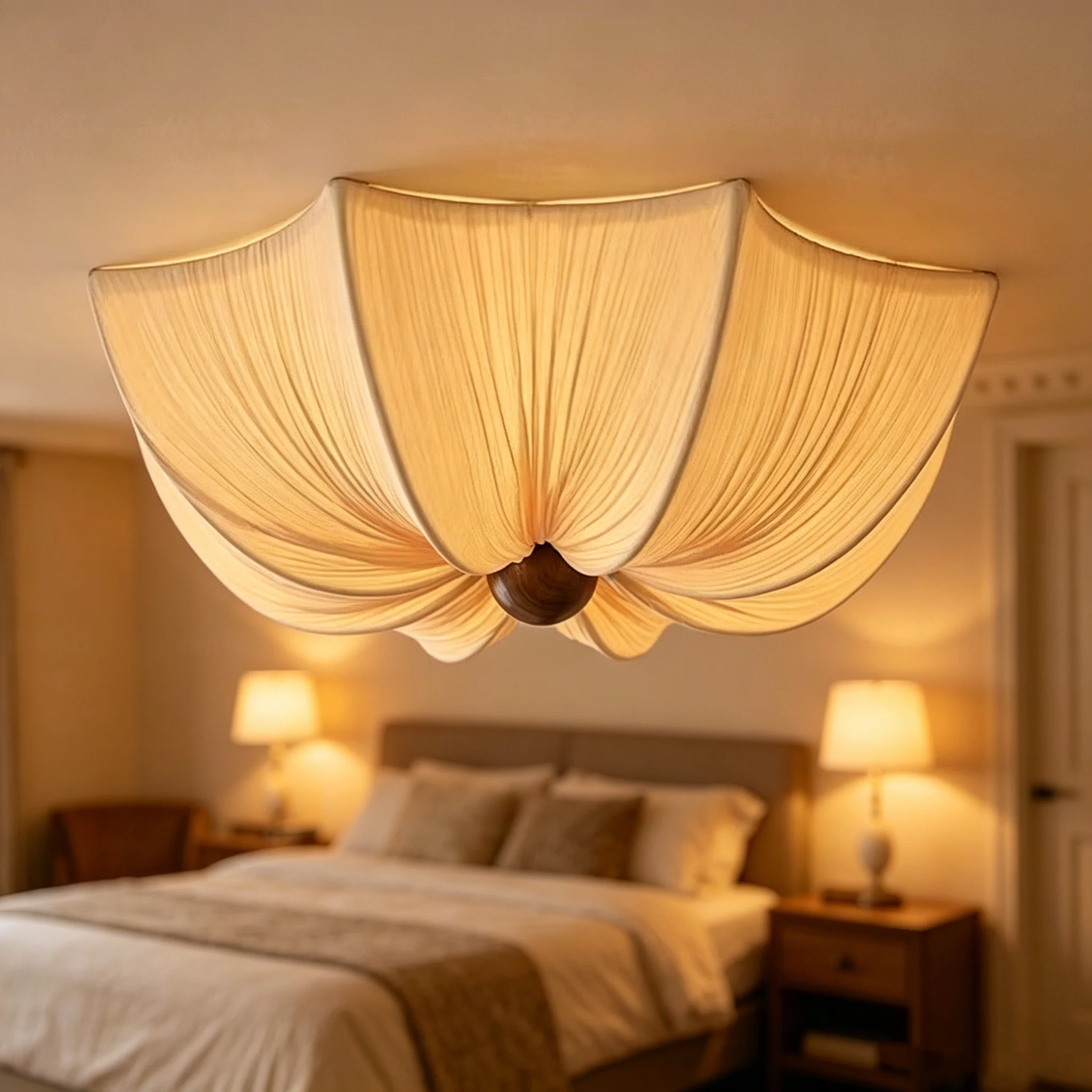 LINCCW Retro Fabric Ceiling Lamp French Cream Style Ceiling Light Flower Shaped Led Lights For Living Room Bedroom Decor
LINCCW Retro Fabric Ceiling Lamp French Cream Style Ceiling Light Flower Shaped Led Lights For Living Room Bedroom Decor