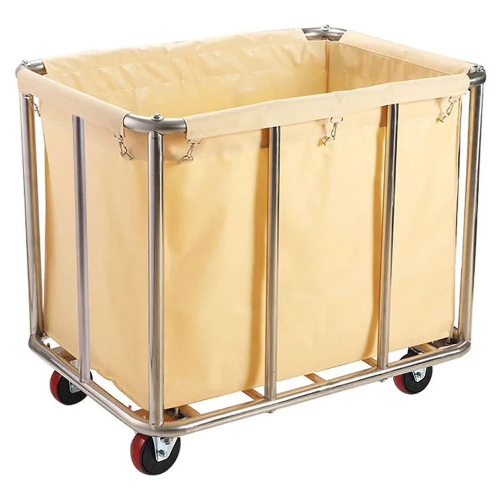 2025Stainless Steel Linen Trolley Cart Hotel Laundry Cart Housekeeping Cleaning Trolley Factory Wholesale
2025Stainless Steel Linen Trolley Cart Hotel Laundry Cart Housekeeping Cleaning Trolley Factory Wholesale