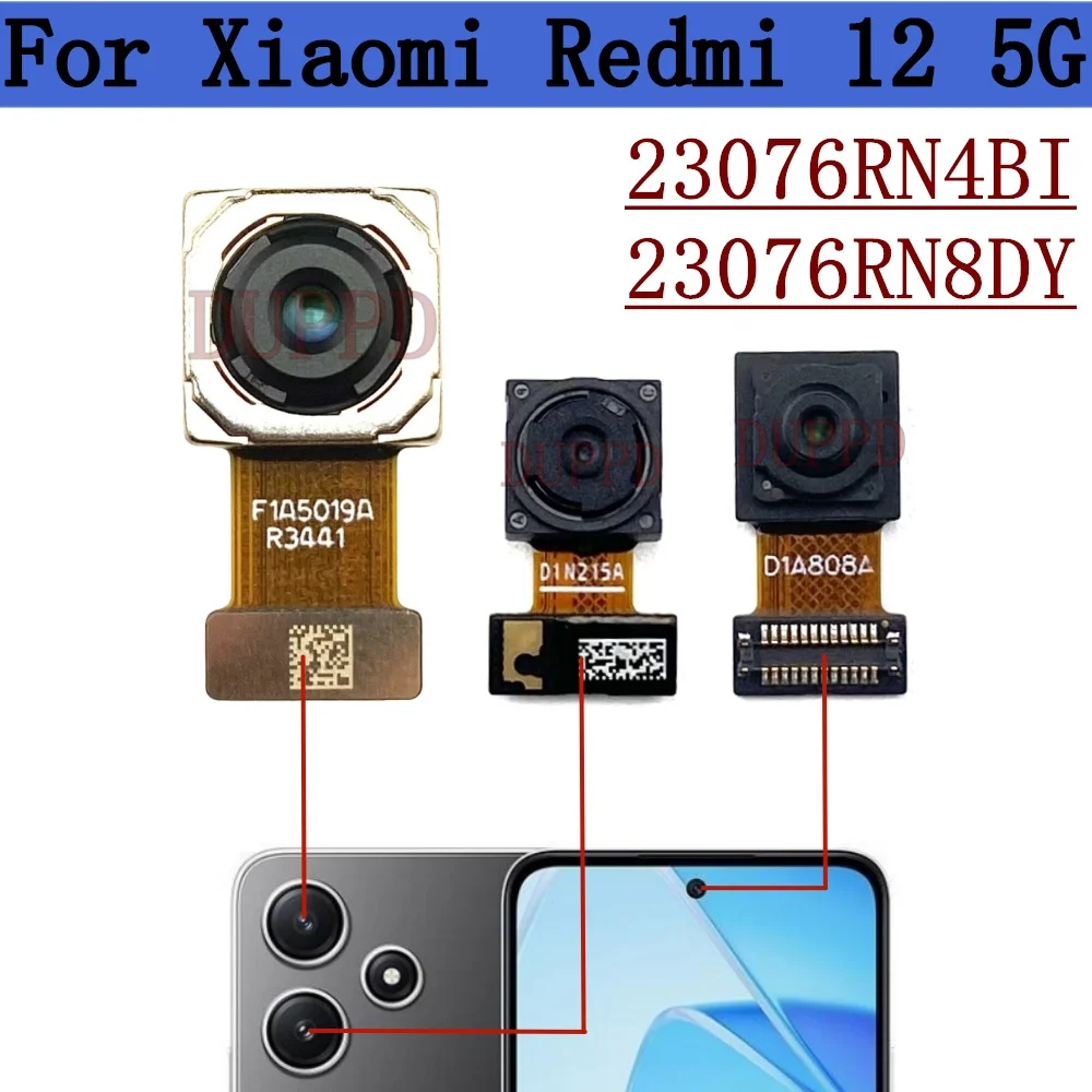 Передняя задняя камера для Xiaomi Redmi 12 5G 23076RN4BI, 23076RN8DY Фронтальная селфи Широкая задняя камера Гибкий кабель основной камеры
Передняя задняя камера для Xiaomi Redmi 12 5G 23076RN4BI, 23076RN8DY Фронтальная селфи Широкая задняя камера Гибкий кабель основной камеры