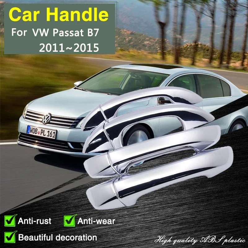 for Volkswagen VW Passat B7 2011 2012 2013 2014 2015 Chrome Door Handle Cover Car Accessorie Exterior Styliny Decorate Stickers
for Volkswagen VW Passat B7 2011 2012 2013 2014 2015 Chrome Door Handle Cover Car Accessorie Exterior Styliny Decorate Stickers