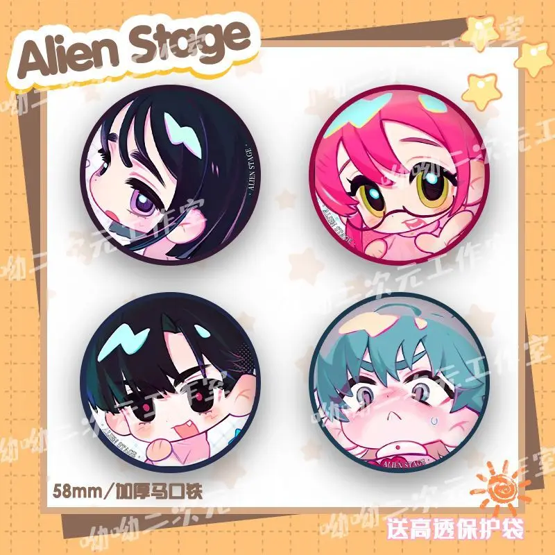 ALIEN STAGE Ivan Till Sua Mizi Anime Brooch Badge Cartoon Pins DIY Clothing Backpack Accessories Fan Jewelry Gifts
ALIEN STAGE Ivan Till Sua Mizi Anime Brooch Badge Cartoon Pins DIY Clothing Backpack Accessories Fan Jewelry Gifts