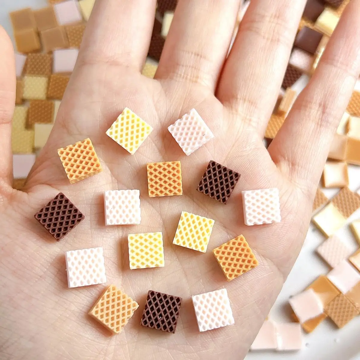 5Color Random Mixed 3D Resin Cute Glow in the Dark Biscuit Nail Art Decoration Simulated Square Biscuit Nail Charms Accessories
5Color Random Mixed 3D Resin Cute Glow in the Dark Biscuit Nail Art Decoration Simulated Square Biscuit Nail Charms Accessories