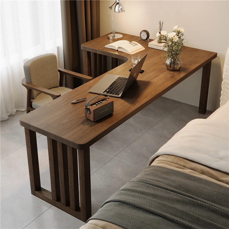 Solid wood corner desk Bedroom corner L-shaped desktop computer desk Student home writing desk
Solid wood corner desk Bedroom corner L-shaped desktop computer desk Student home writing desk