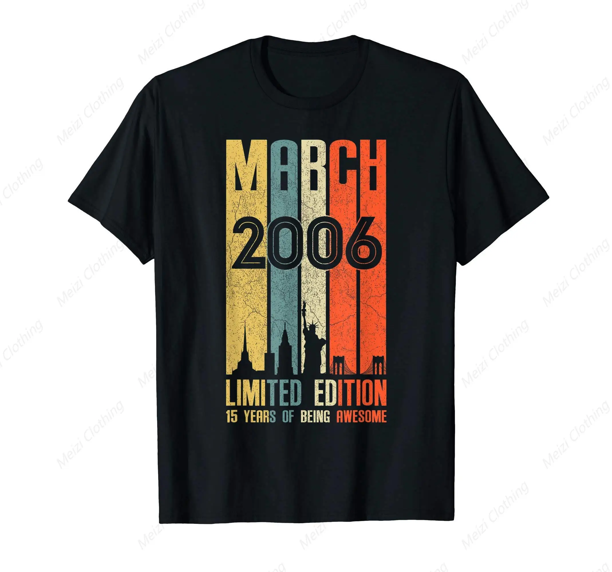 March 19 2006 T-Shirt 2006 Birthday Gift T-Shirt Retro Classic Printed Men'S Shirt Pure Cotton Short Sleeved Shirt
March 19 2006 T-Shirt 2006 Birthday Gift T-Shirt Retro Classic Printed Men'S Shirt Pure Cotton Short Sleeved Shirt